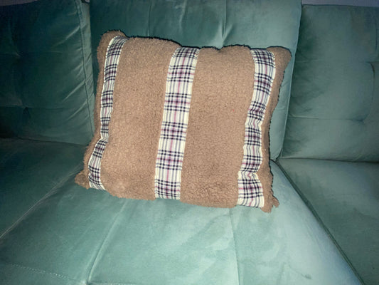 plaid checkered pillow