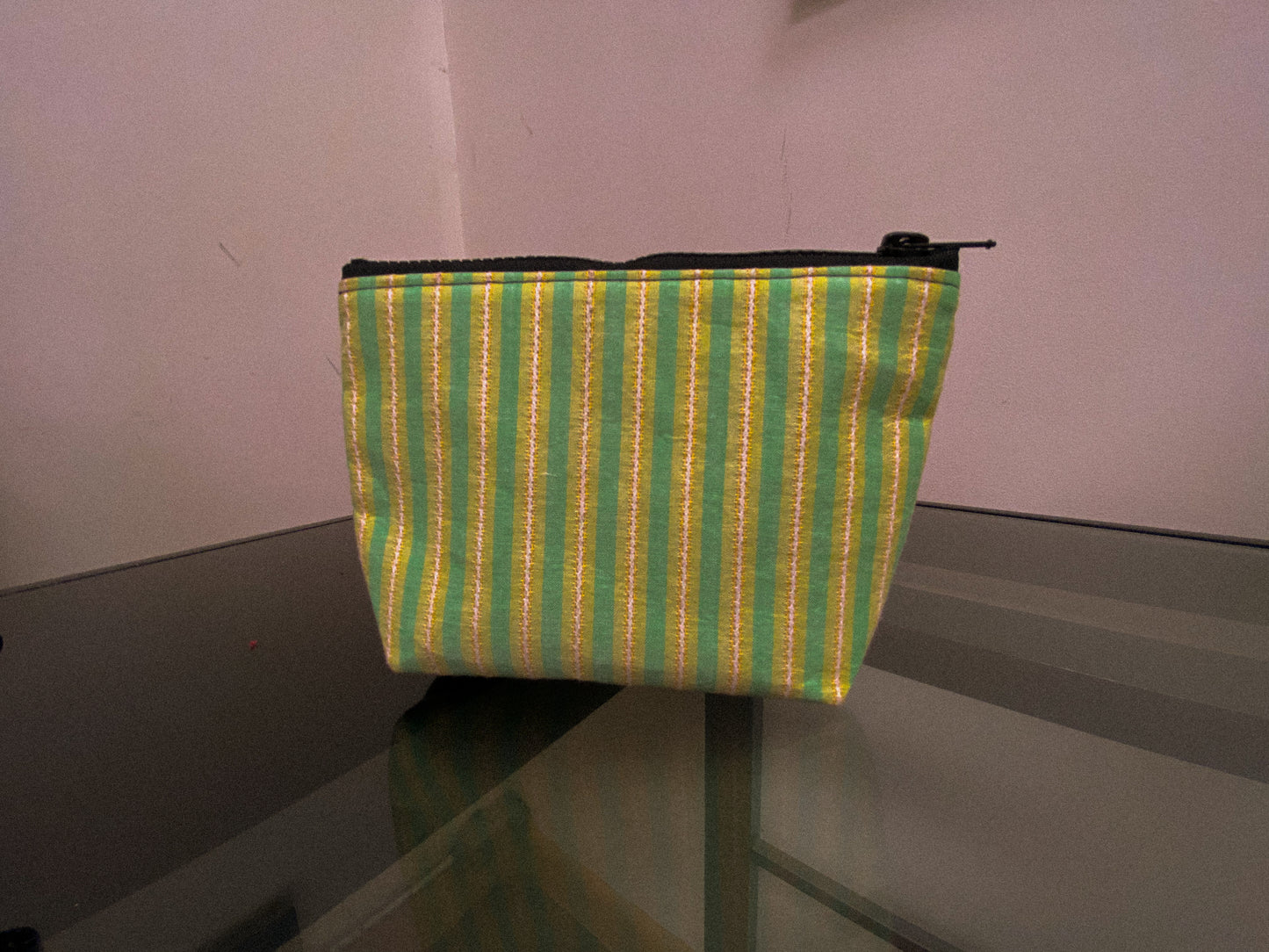 striped pencil pouch
